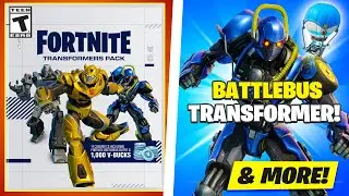 Fortnite's NEW Transformers Bundle! (Bumblebee, MEGATRON)