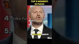 TOP 5 MOMENTI DI PUCCI 🤣  Pt.23