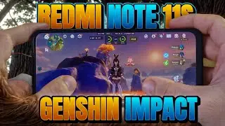 Redmi Note 11s Genshin Impact Gaming test 2024 Helio G96