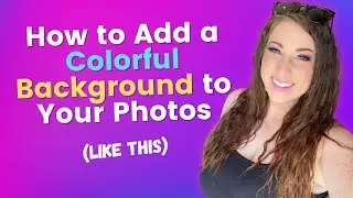 How to Add a Cool, Colorful Background to Your Profile Photos - Canva Tutorial