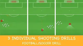 3 Individual Shooting Drills | Football/Soccer