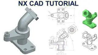 NX CAD Tutorial #85 | 3D Model Basic Beginners | NX CAD CAM