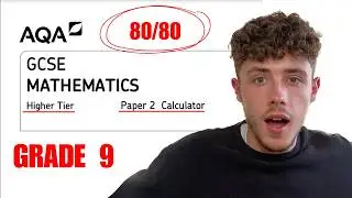 GCSE Maths AQA Paper 2 Higher in 30 Minutes! | Get a Grade 9 (Full Marks)