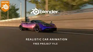 Epic Car Animation in Blender 3D + Free Project File