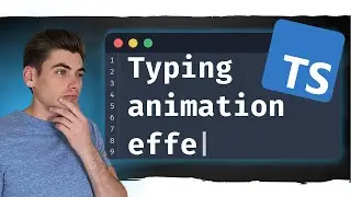 Can I Create This Typing Animation Using TypeScript?