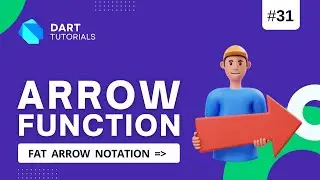 Arrow Function in Dart | Dart Tutorial #31