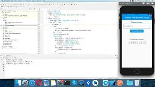 Flutter Stream: Basic understanding of streams. Send data and listen it with StreamController