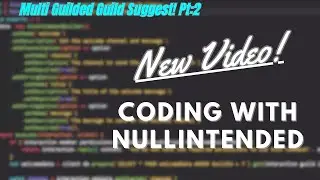 Discord Bot v14 SQL MultiGuild Suggestions Pt:2
