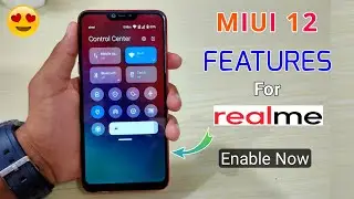 MIUI 12 Features For Realme Devices 😍 (Enable Now) MIUI 12 Control Center For Realme Mobiles