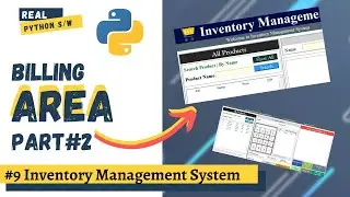 🔥#9 How to Create Inventory Management System with Database in Python | 0 to Hero Course | Billing🔥