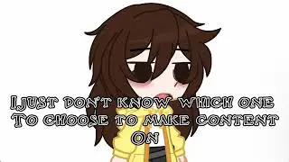 I need help to decide what fandom to make content about