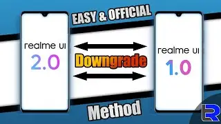 How to Rollback realmeUI 2.0 to realmeUI 1.0 | Downgrade Android 11 to Android 10 | NO PC/ TWRP