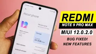 Redmi Note 9 Pro Max MIUI 12.0.2.0 Official Update | Install MIUI 12 Second OTA Update Step By Step