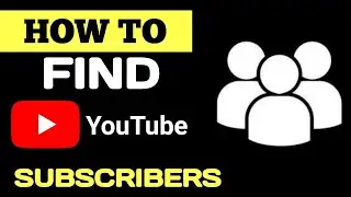 How to Check channel subscribers || How to See Your Subscribers on Youtube || 