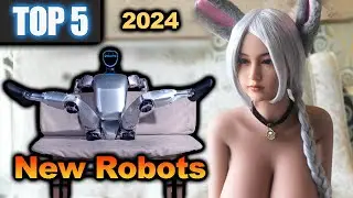 Top 5 NEW Humanoid Robots 2024 TESTED  |  Unitree G1, Menteebot, Nvidia, Boston Dynamics, Realdoll