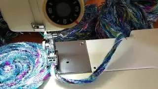 rope bowl how to--sewing yarn rope bowl #3 of 3
