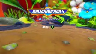 Micro Machines World Series Title Screen (PC, Xbox One, PS4)
