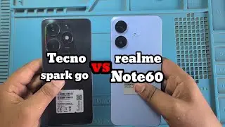 realme note 60 vs tecno spark go 2024 speed test