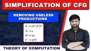 Removing useless symbols| Simplification|Reduction of cfg in TOC | TOC | FLAT