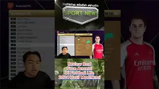 Review Real Face Arsenal Di Football Life 2024 Hasil Modifikasi 🔥 #shorts #pes2021 #patch