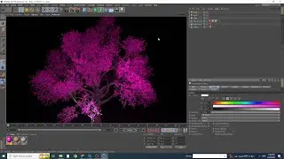Cinema 4D Tree With Forester Plugin