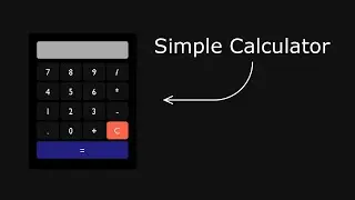 Create Simple Calculator using html, css and javascript