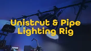 How to Hang Video Lights from the Ceiling with Unistrut and Pipe