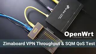 OpenWRT - Zimaboard VPN Throughput & SQM QoS Test