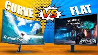 Curved Monitor vs Flat Monitor | Which One is Best for Work & Productivity? Avoid These Mistakes!