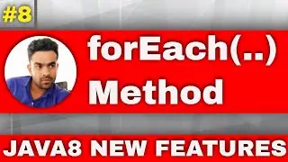 forEach Method in java8 | how to use forEach method in java | In Hindi | 