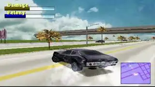 Driver 1 Take A Ride Miami Day PS1 PSX