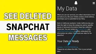 How To See Deleted Messages On Snapchat (2024) | View Snapchat Message History (Quick & Easy)