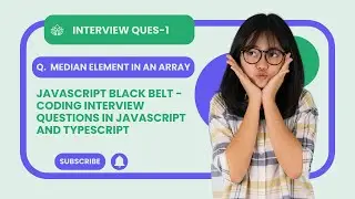 1. middle element in an Array | Interview Question | Problem Solving Interview | Coding round Ques