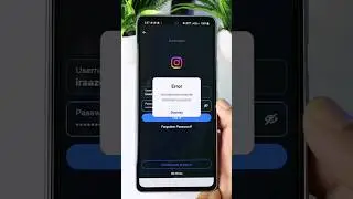 Instagram An Unknown Network Error has Occurred Problem Solved ||