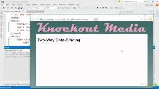 Learning Knockout.JS: Updating the Model from the View and Vice Versa | packtpub.com