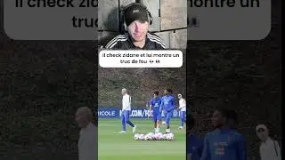 il check zidane et lui montre un truc de fou 💀👀 #shorts