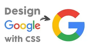 CSS Google Logo - How to Design Google Logo with HTML and CSS in 4 Minutes