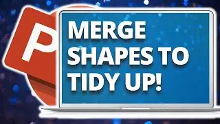 How to clean up messy page edges using merge shapes in PowerPoint 🔥  [BUILD REPORTS IN PPT!]