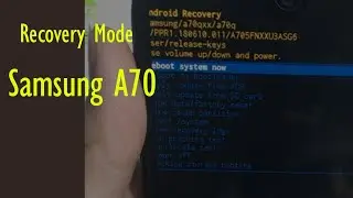 How enter into Recovery Mode Samsung Galaxy A70/A705