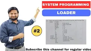Loader ||System Programming| examples#2|problem based on Direct Linking Loader|linker and loader