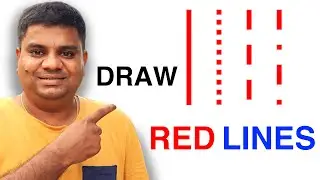 How To Draw a Red Line In Word (Microsoft)