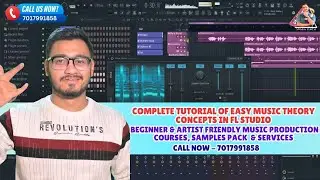 Easy Music Theory Concepts Tutorial, How to Make Music in FL Studio, Digital Music Production Course