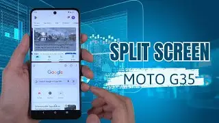 How to Enable Split Screen on Moto G35