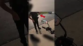 👀 Ha versato benzina davanti alla polizia 😳