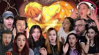 ⚡ Zenitsu’s Power SHOCKED Everyone! ⚡| Demon Slayer - Season 1 Episode 12 | Reaction Compilation !