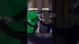 before / after 7 HOURS OF EDIT #wednesday #vfx #tutorial #netflix #edit #jennaortega