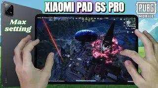 Xiaomi Pad 6s Pro PUBG Max Setting Gaming test | Snapdragon 8 Gen 2
