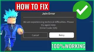 ROBLOX ERROR CODE 529 (NEW FIX) | How To Fix Roblox Disconnected An Http Error Has Occurred