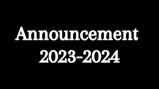 Announcement: Thoughts On 2023 & Looking Forward Into 2024