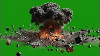 Intense Green Screen Explosion VFX Overlay: Free Download for Filmmakers